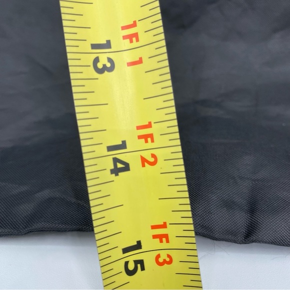 Vans Black Logo Backpack Drawstring Bag Lightweight Classic Design Packable - Picture 6 of 7